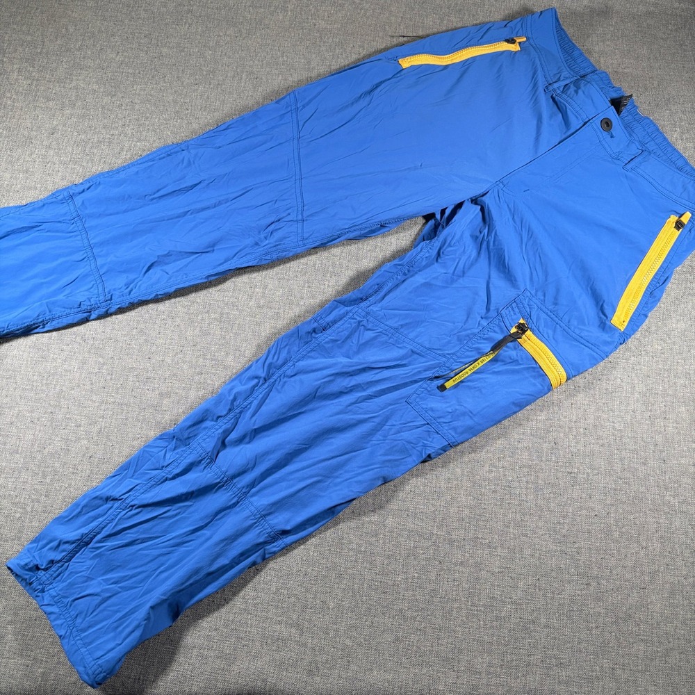 Outdoor Afro x REI Co-op Cargo Pants Men 38x30 Blue Stretch Hiking 24228-S23